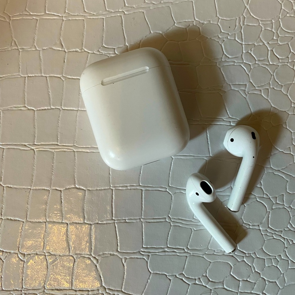 Apple AirPods in case